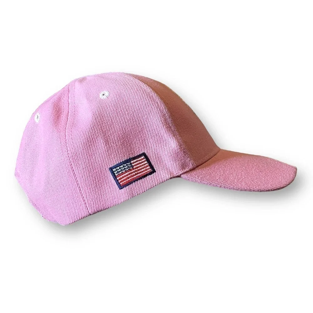 USA Washington DC Ball Cap Pink Embroidered Seal OSFM